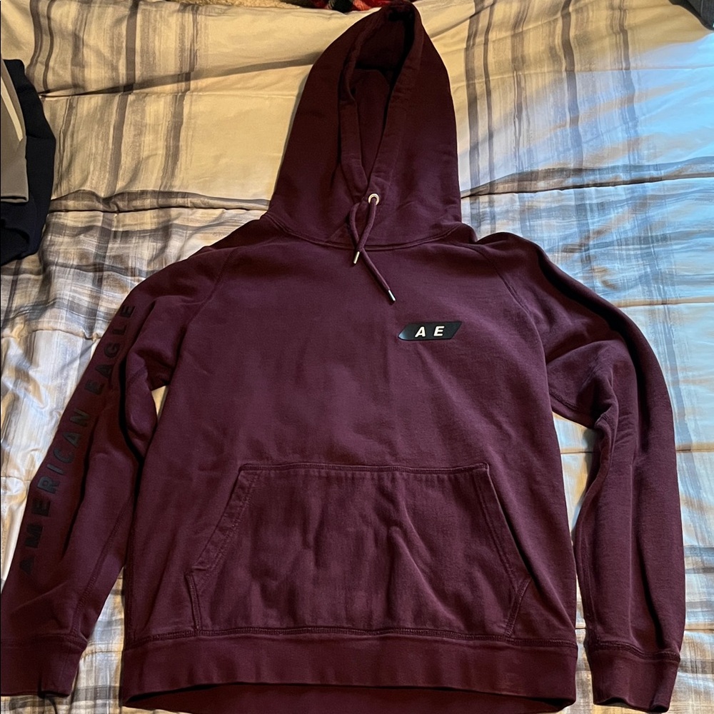 American Eagle Outfitters Maroon Hoodie